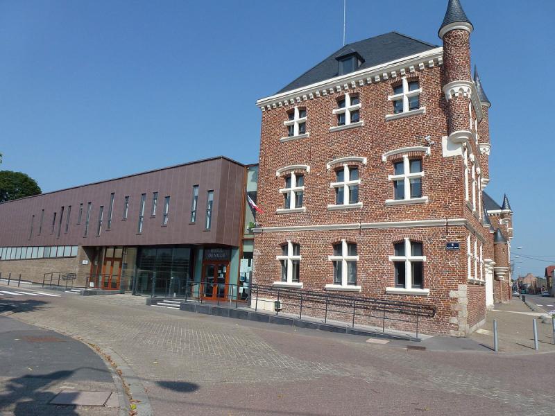 Mairie de la commune d'Auby, dans le département du Nord.