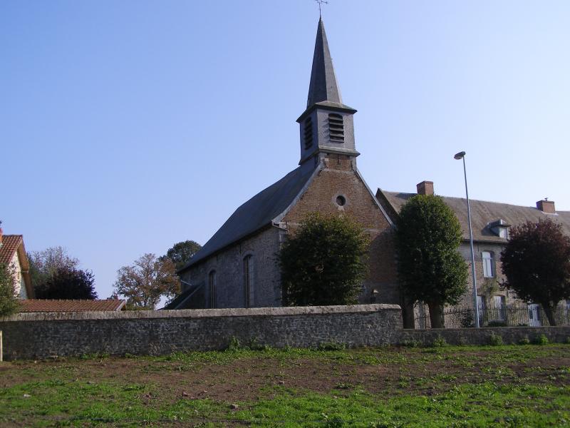 L'église d'Aymeries.