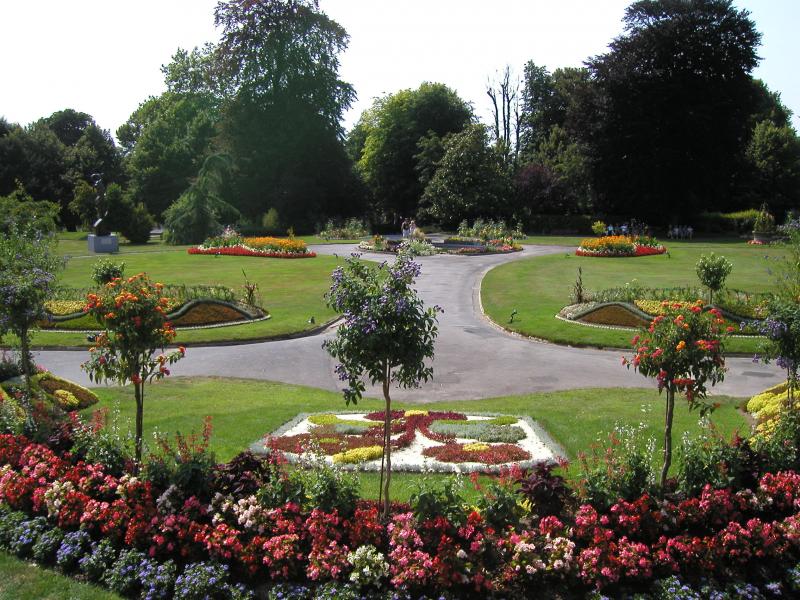 Le  jardin botanique.
