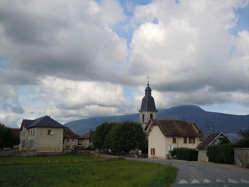 Église de la commune d'Ayn, dans le département de la Savoie.