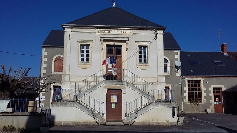 Mairie de la commune de Azy, dans le département du Cher.