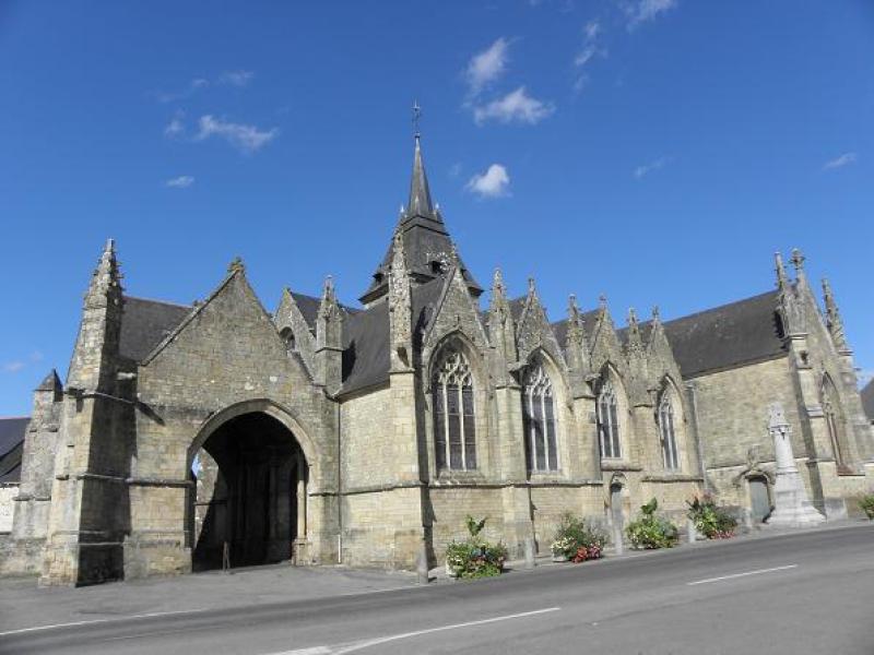 Église St-Marse de Bais, dans le département de l'Ille-et-Vilaine.