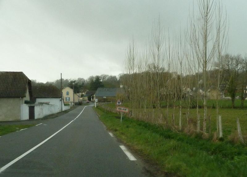 L'entrée du village de Baleix, dans le département des Pyrénées-Atlantiques.