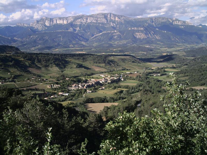 Vue d'ensemble du vallon de Barnave, face au Glandasse.
