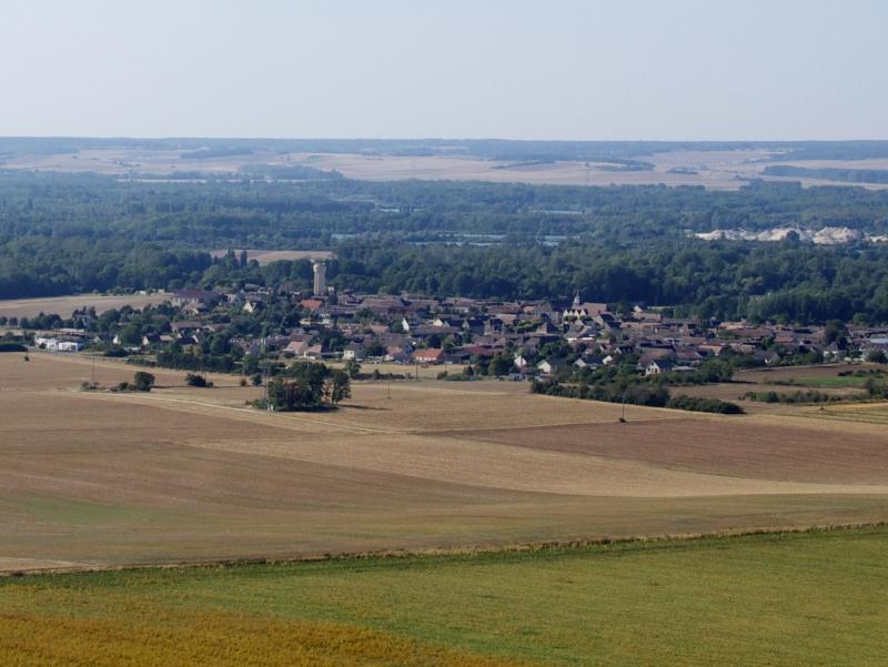 Le village de Bazoches-lès-Bray.