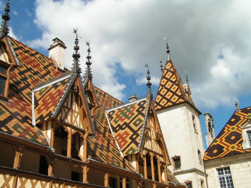 Intérieur de l'Hôtel Dieu (Hospices de Beaune).