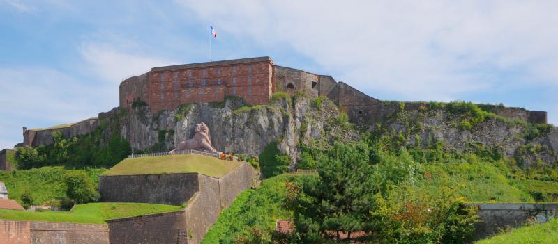 Photo de la citadelle de Belfort, en région Bourgogne-Franche-Comté.