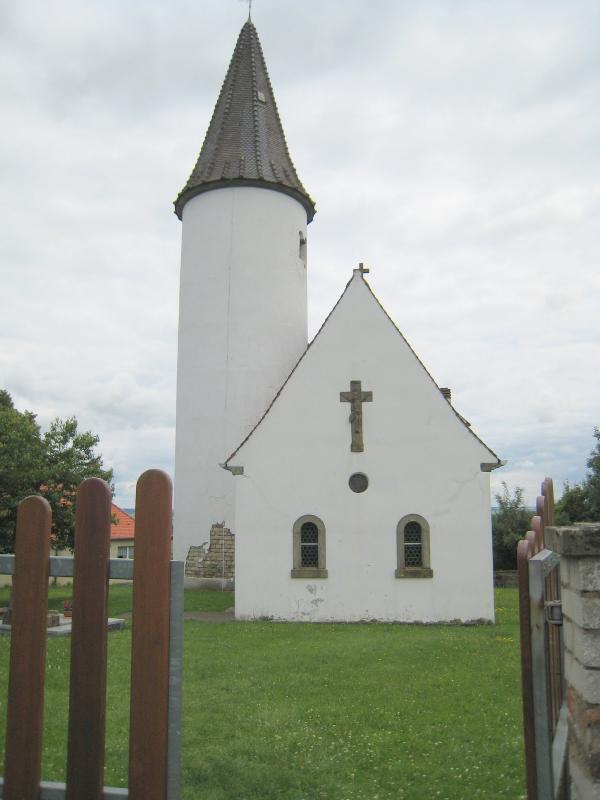 Église de la commune de Berg, dans le département du Bas-Rhin.