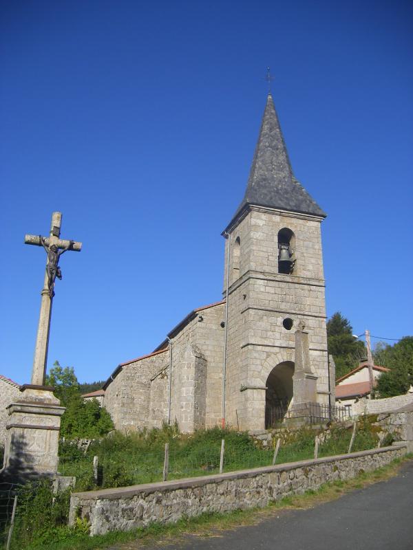  L'église de La Besseyre-Saint-Mary.