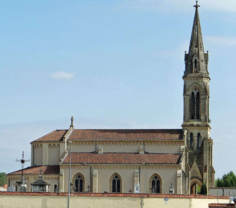 Église Notre-Dame  de la commune de Bias, dans le département du Lot-et-Garonne.