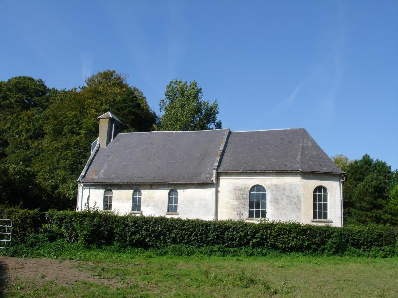 L'église Saint-Martin à Blingel, dans le département du Pas-de-Calais.