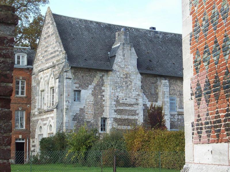 Manoir de l'abbaye de Saint-Amand à Boos, dans le département de la Seine-Maritime.