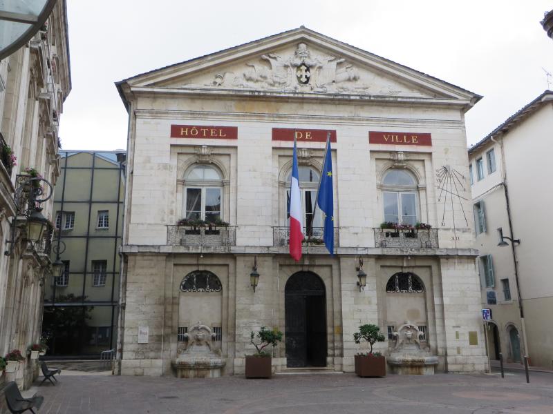 Photo de l'hôtel de ville de Bourg-en-Bresse, en région Auvergne-Rhône-Alpes.
