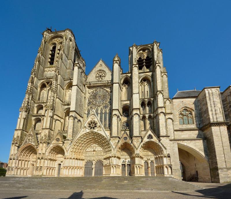 Cathédrale Saint-Étienne de Bourges, façade occidentale.