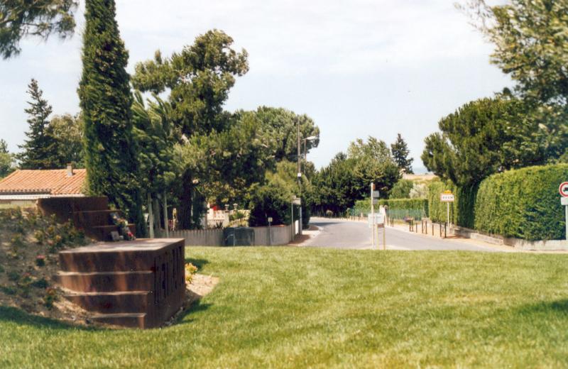 Vue de la commune de Bram, dans le département de l'Aude .