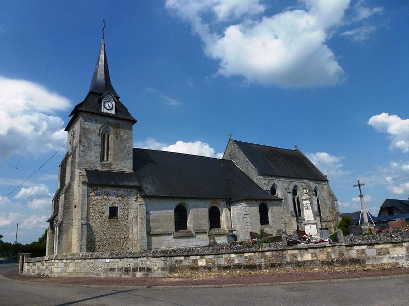 L'église Notre-Dame de Bray, dans le département de l'Eure.