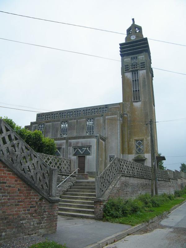 Église Saint-Géry à Brie,  dans le département de la Somme.