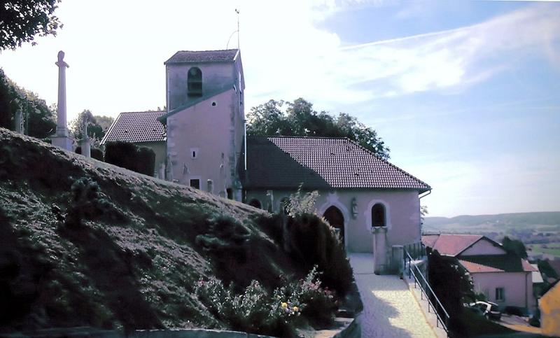 L'église Sainte-Marie-Madeleine à Brixey-aux-Chanoines, dans le département de la Meuse.