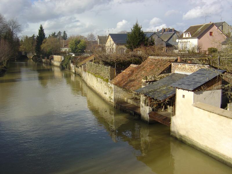  Les lavoirs de Brou, dans le département d'Eure-et-Loir. 