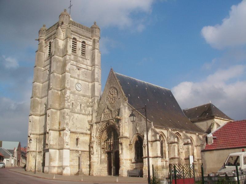 Église de Caix, dans le département de la Picardie.