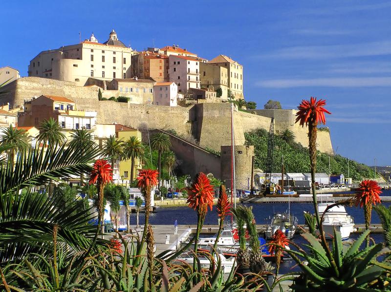  Vue de la citadelle de Calvi.