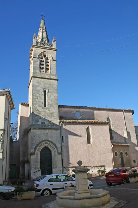 Photo de l'église Saint-Gervais de Cerst, en région Occitanie