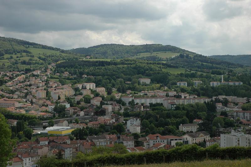 Vue générale du Chambon-Feugerolles.