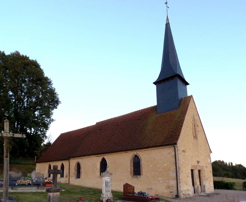  L'église Saint-Pierre, dans le département de l'Orne.