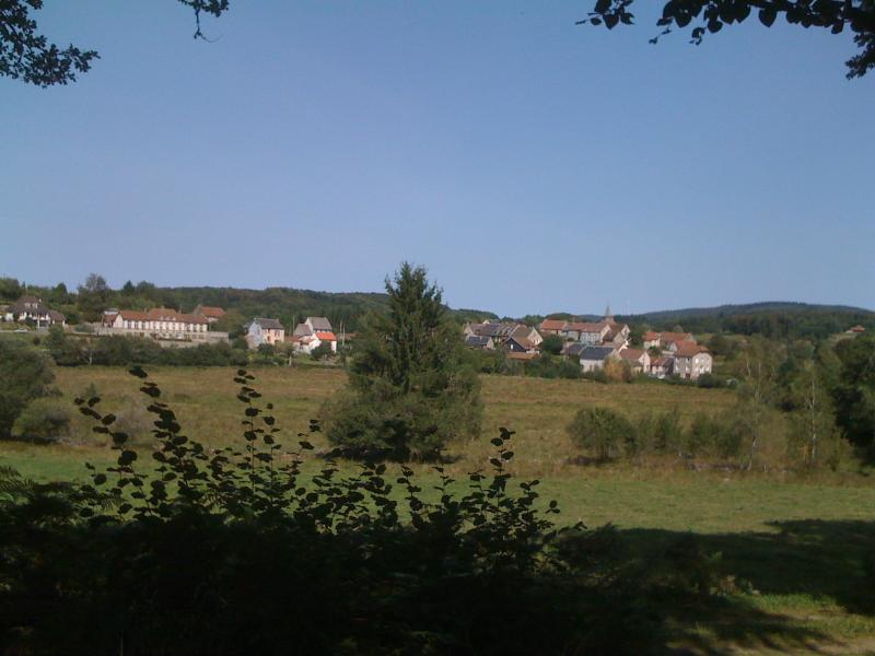 Vue générale de la commune de La Chapelle Taillefert.