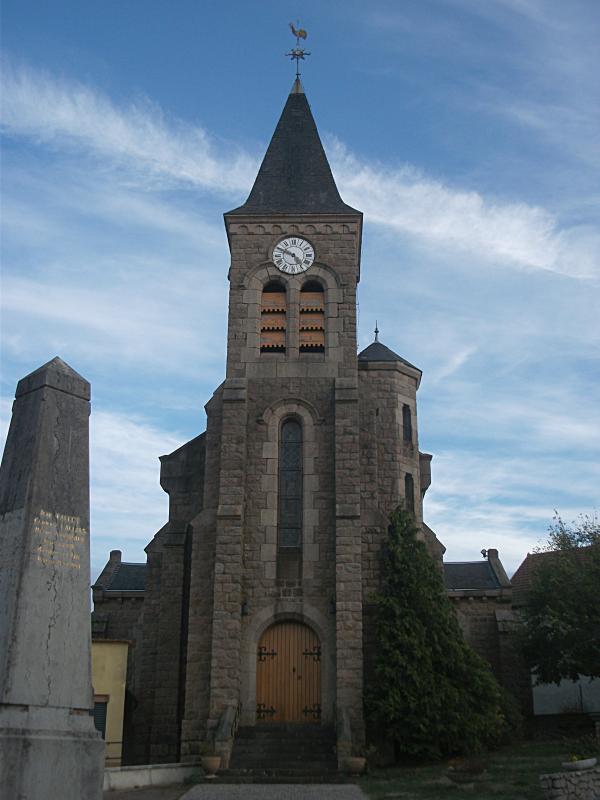 L'église de Châtelus.