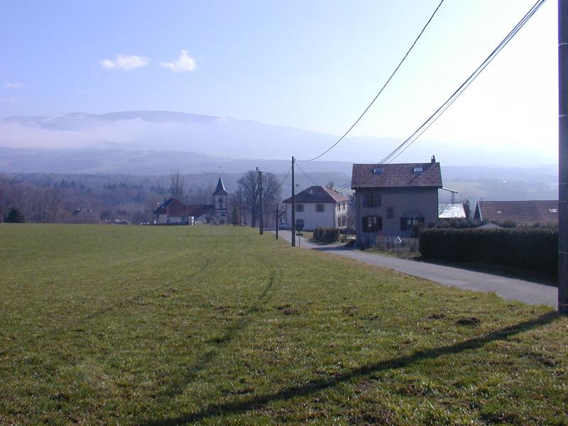 Vue ouest de Chavannaz.