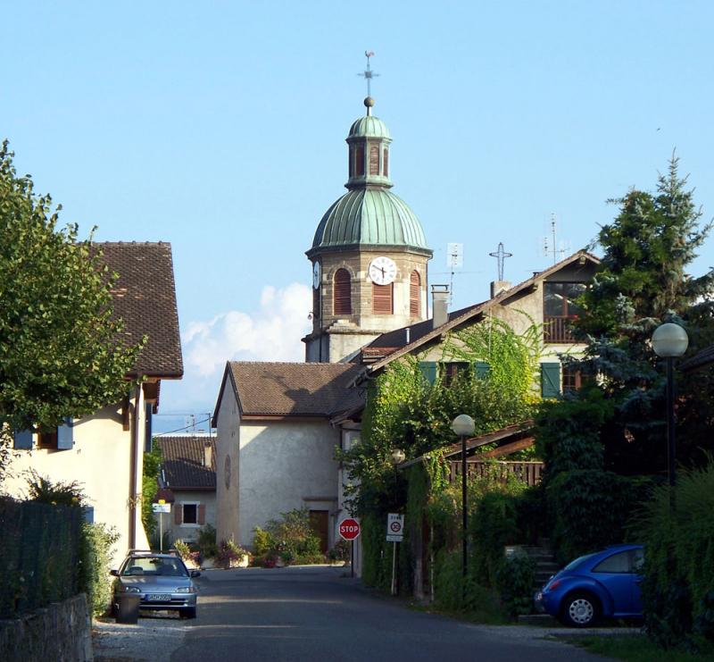 L'église de Chens sur Léman.