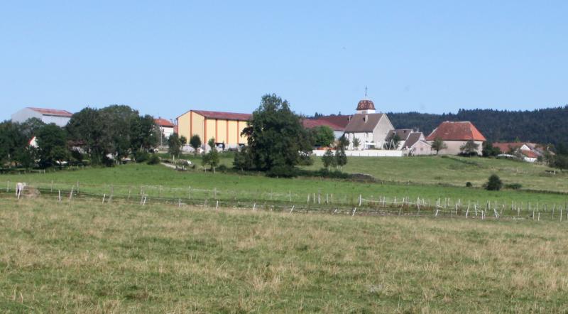  Vue de Chevigney-les-Vercel, dans le département du Doubs.