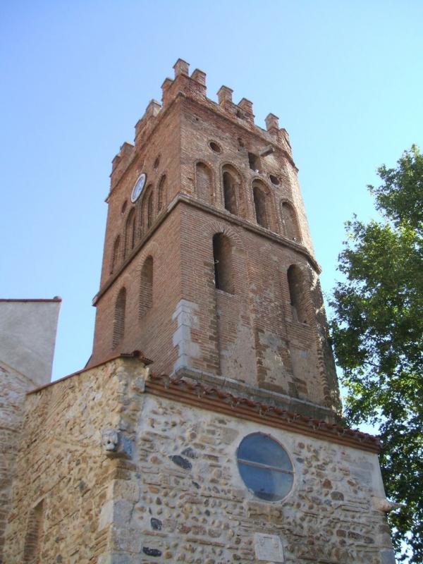 Clocher de l'église Saint-Vincent.