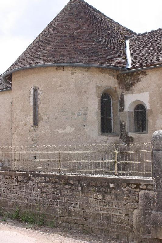 L'église Saint-Martin à Dirol, dans le département la Bourgogne-Franche-Comté.,