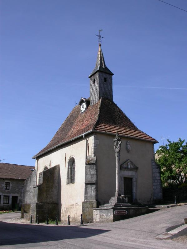  L'église Saint-Genest à Dolaincourt, dans le département des Vosges.