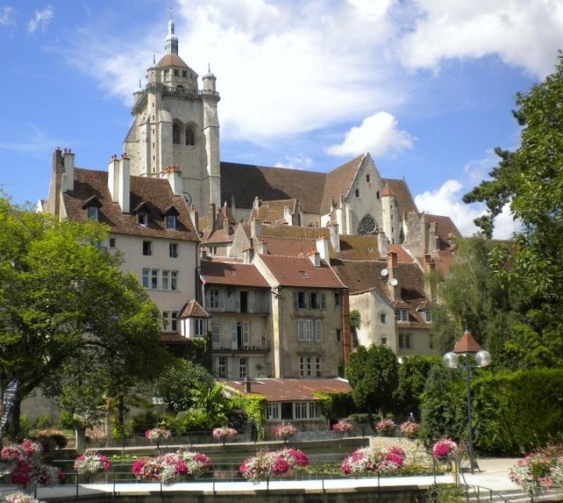 Photo du quartier des Tanneurs, en région Bourgogne-Franche-Comté. 