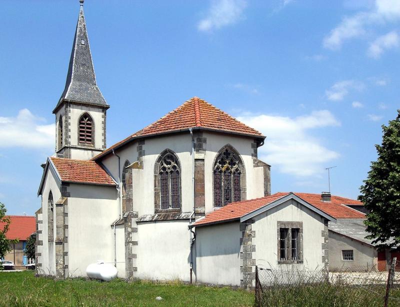 Église de Dombasle-en-Xaintois, dans le département des Vosges.