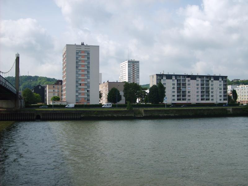 Photo du quartier du Puchot, à Elbeuf, en région Normandie.