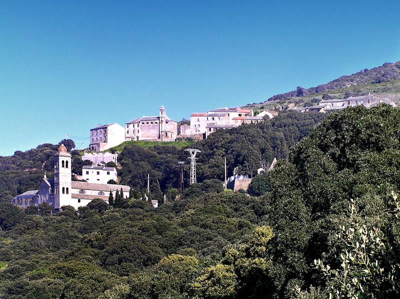 Botticella, village dominant Conventu, à Ersa, dans le département de la Corse.