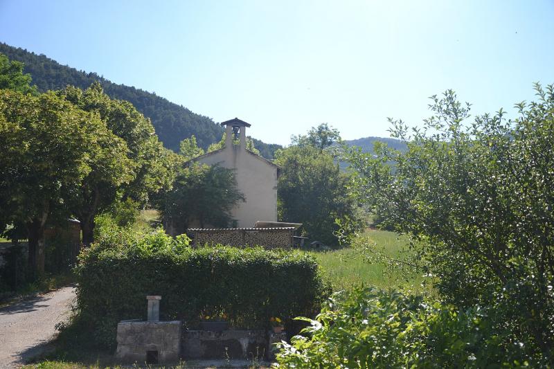 Le temple d'Establet.
