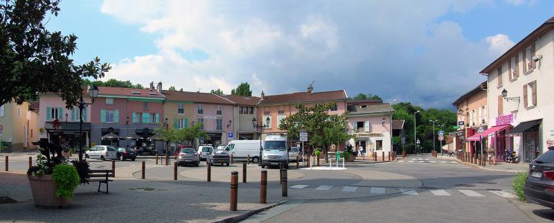 Le bourg d'Eybens.