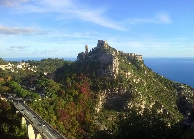 Le village d'Eze, dans le département des Alpes-Maritimes.