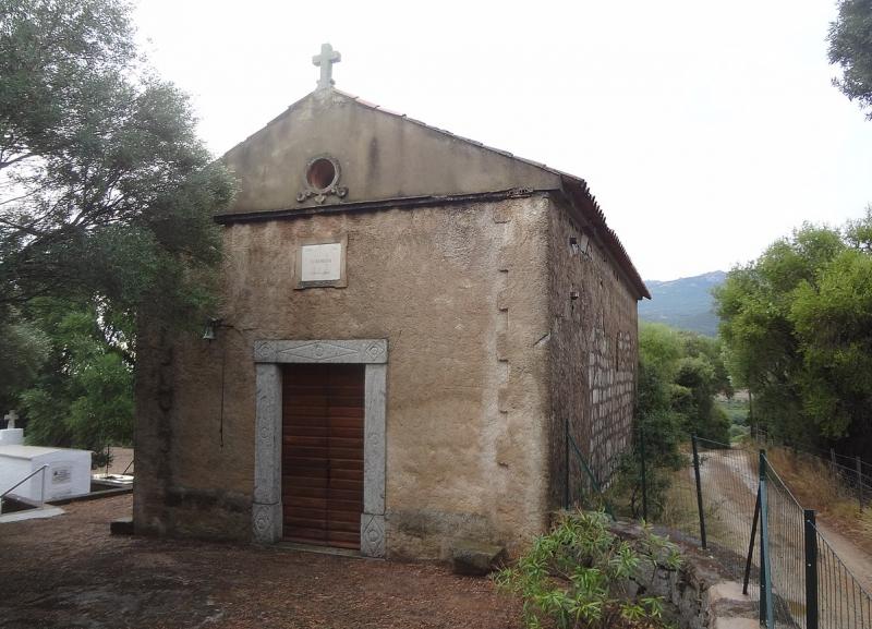 Chapelle Sainte Barbe de Pruno, à Figari, dans le département de la Corse.