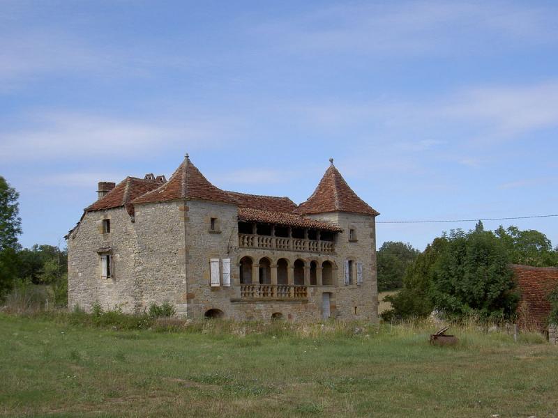 Lieu dit Aubiguieres, dans la commune de Fons, dans le département du Lot.