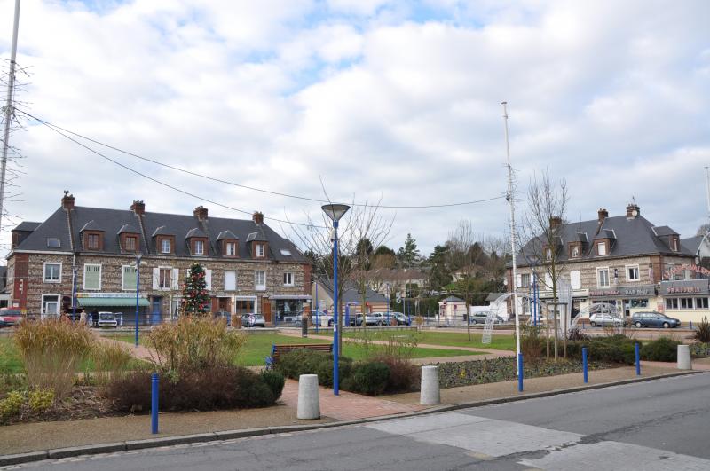 Photo du square de Fontaine-la-Mallet, en région Normandie. 