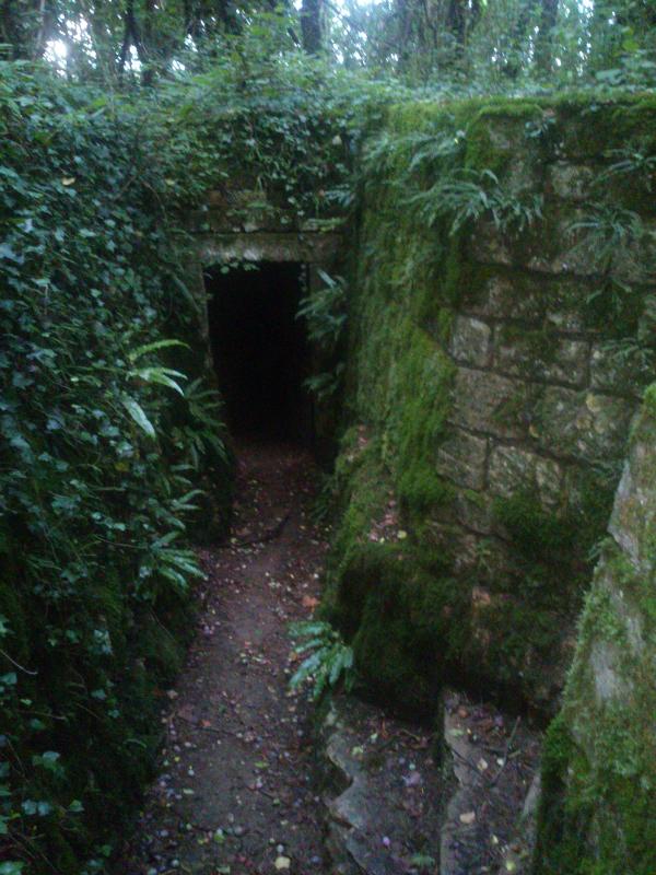 Aqueduc romain au site du Châtelet, dans le département de la Haute-Marne.