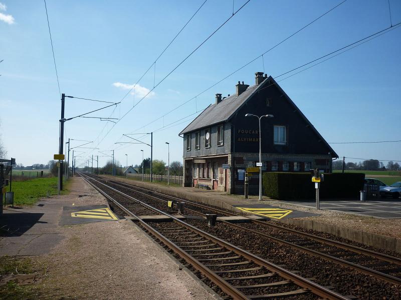  La gare de Foucart, dans le département de la Seine-Maritime.