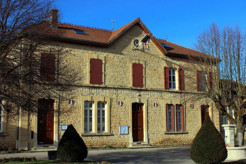 Hotel de ville à Four, dans le département de l'Isère.