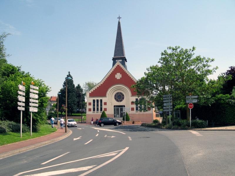 L'église de Gauchy.